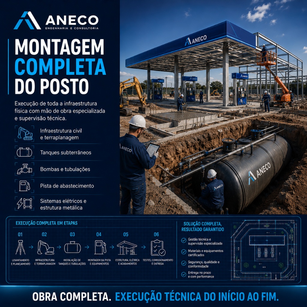 Montagem Completa do Posto