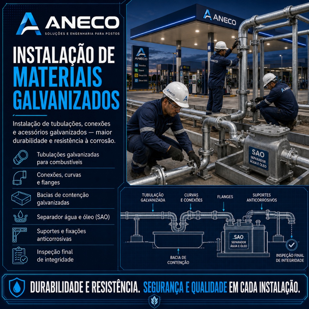 Instalação de Materiais Galvanizados — ANECO