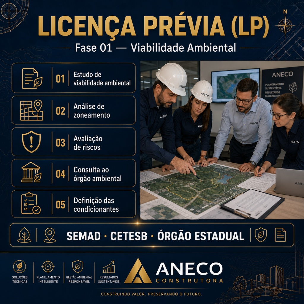 Infográfico Licença Prévia (LP) — Fase 01