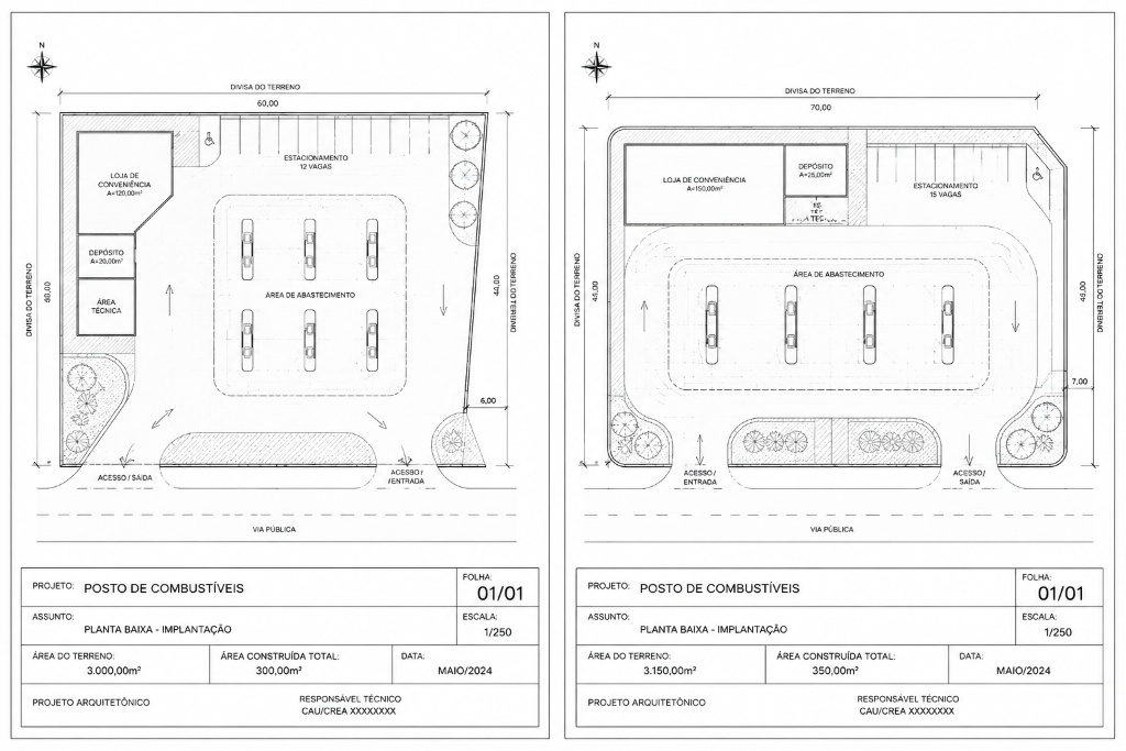 Planta Baixa — Implantação 3.000m² — ANECO