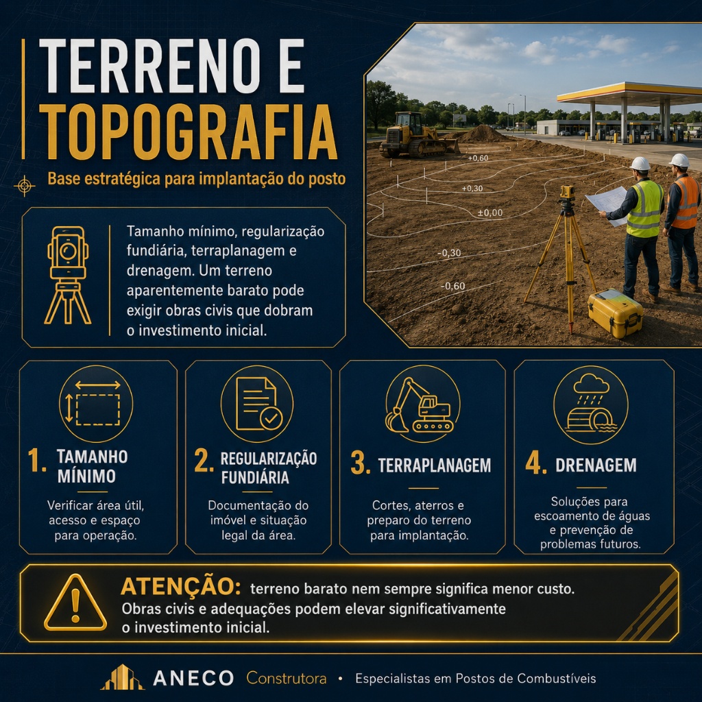 Infográfico: Terreno e Topografia