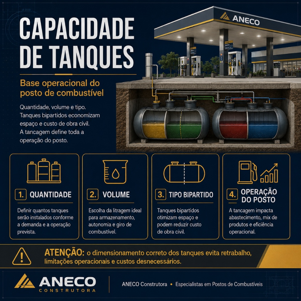 Infográfico: Capacidade de Tanques
