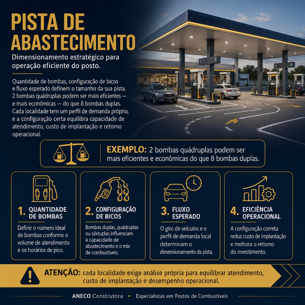 Infográfico: Pista de Abastecimento