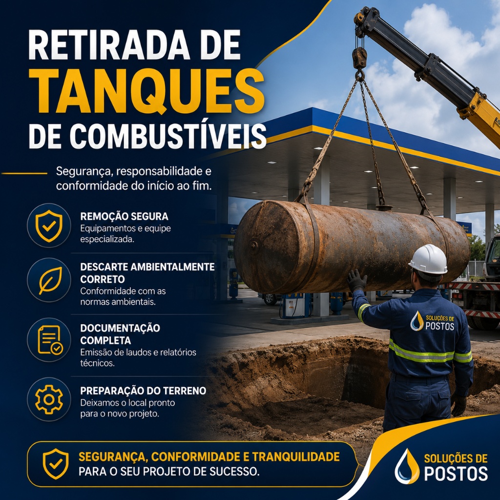 Retirada de Tanques Subterrâneos